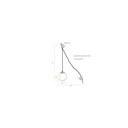 Dutchbone Wandlamp Bulan - KwaliteitWonen.nl