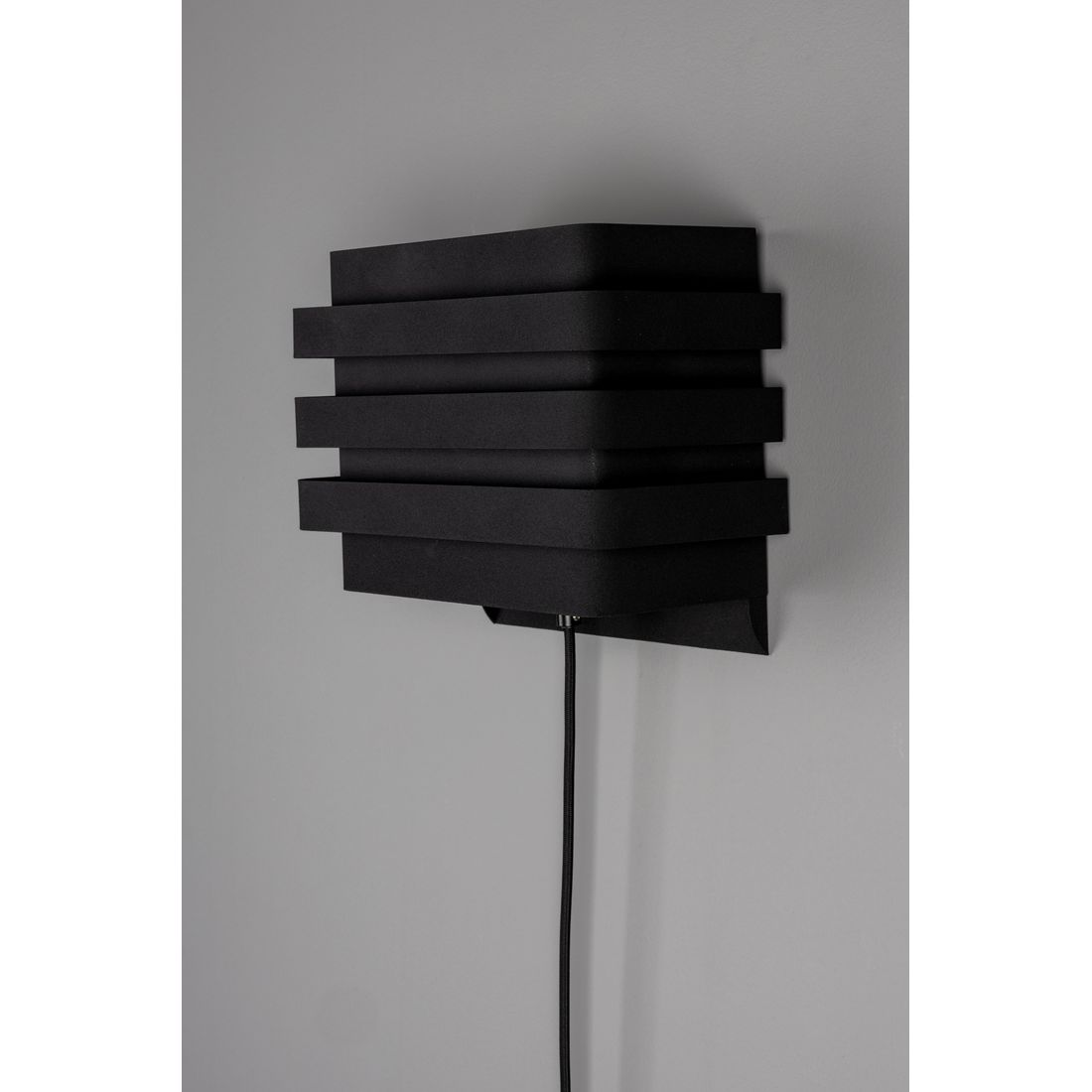 Dutchbone Wandlamp Dumont Zwart - KwaliteitWonen.nl