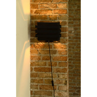 Dutchbone Wandlamp Dumont Zwart - KwaliteitWonen.nl