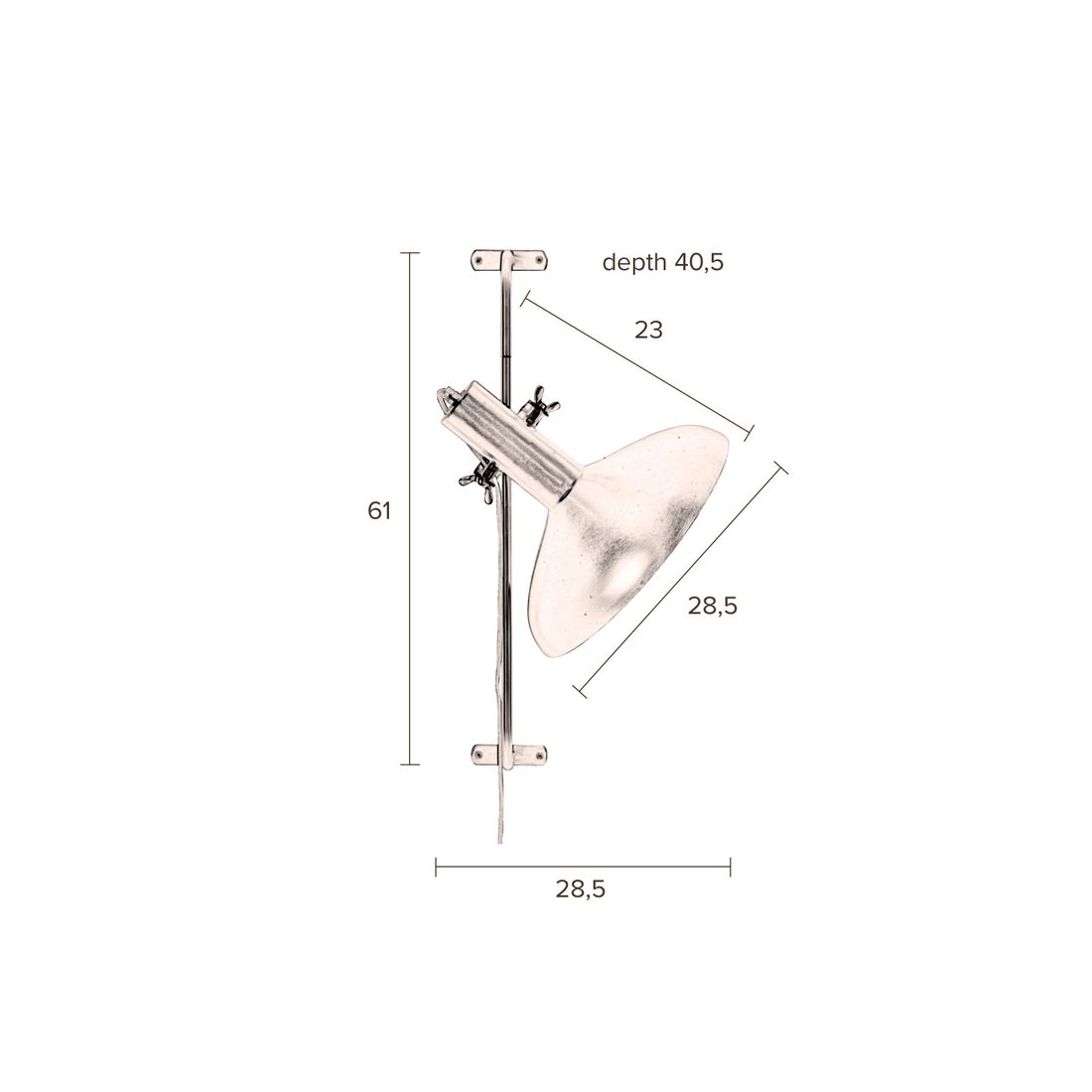 Dutchbone Wandlamp Karish - KwaliteitWonen.nl