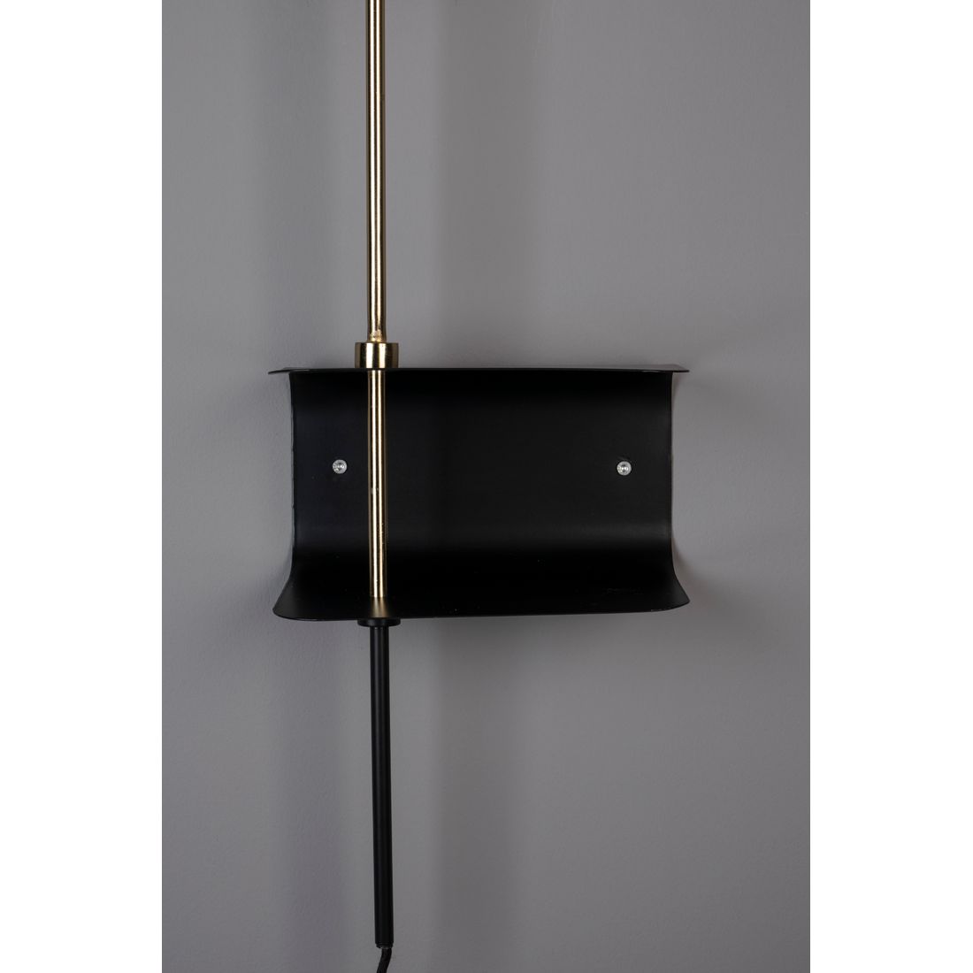 Dutchbone Wandlamp Shaw Zwart - KwaliteitWonen.nl