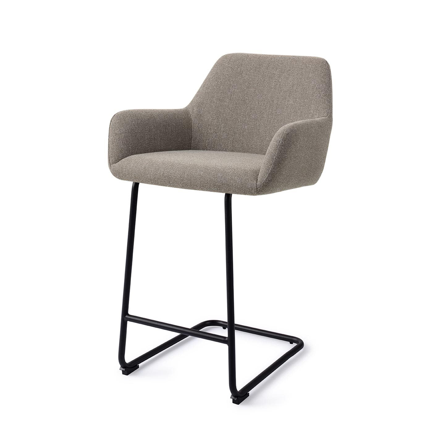 Jesper Home Hiroo Foggy Fusion Barkruk - Arch Black (L) - KwaliteitWonen.nl