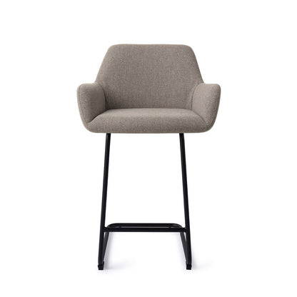 Jesper Home Hiroo Foggy Fusion Barkruk - Arch Black (L) - KwaliteitWonen.nl