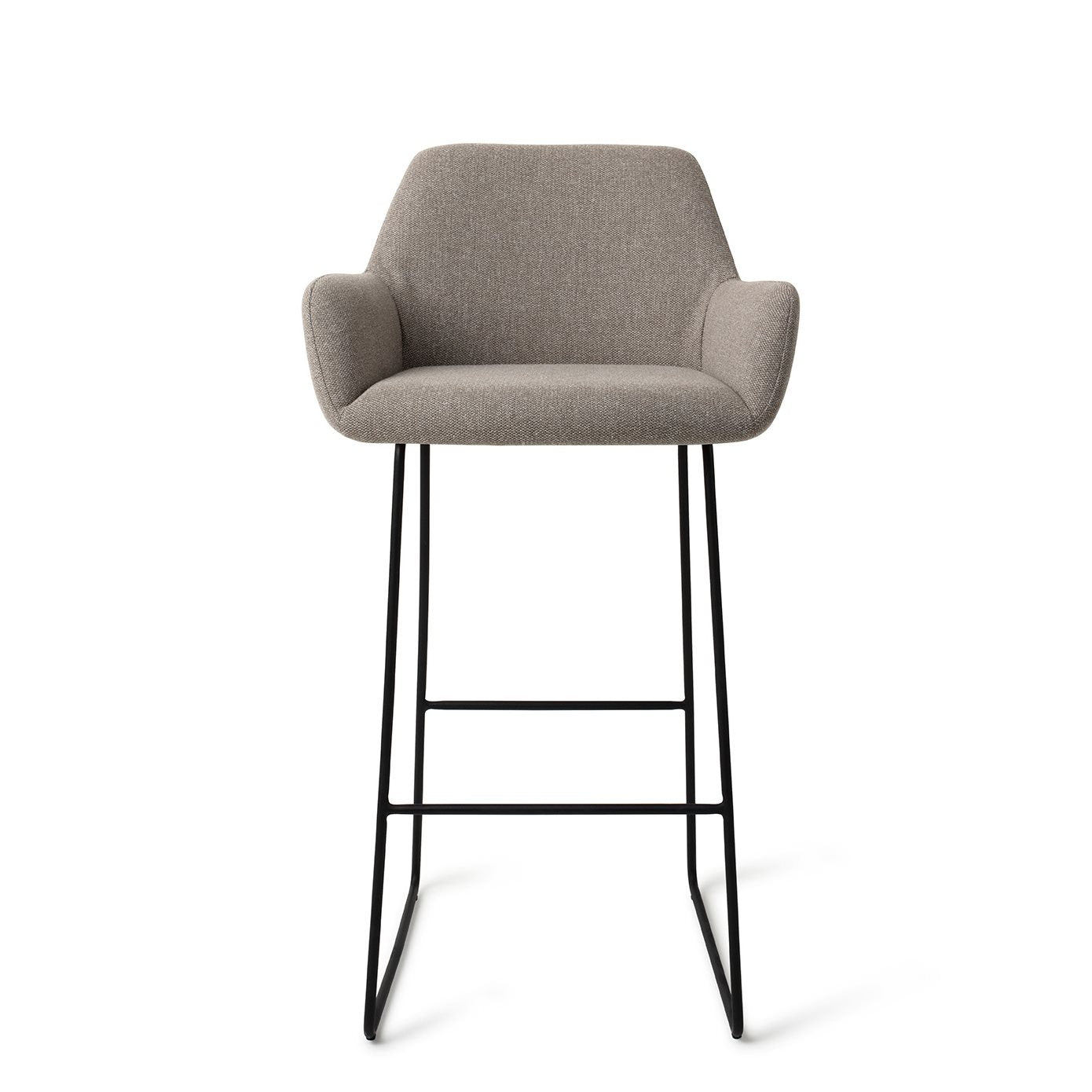 Jesper Home Hiroo Foggy Fusion Barkruk - Slide Black (H) - KwaliteitWonen.nl