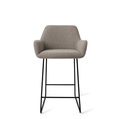 Jesper Home Hiroo Foggy Fusion Barkruk - Slide Black (L) - KwaliteitWonen.nl