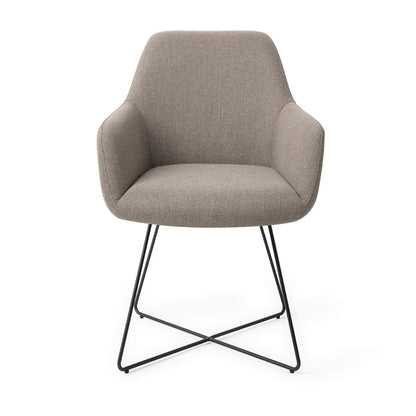 Jesper Home Hiroo Foggy Fusion Eetkamerstoel - Cross Black - KwaliteitWonen.nl