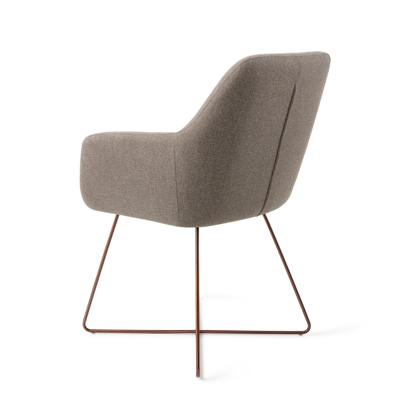 Jesper Home Hiroo Foggy Fusion Eetkamerstoel - Cross Rose - KwaliteitWonen.nl