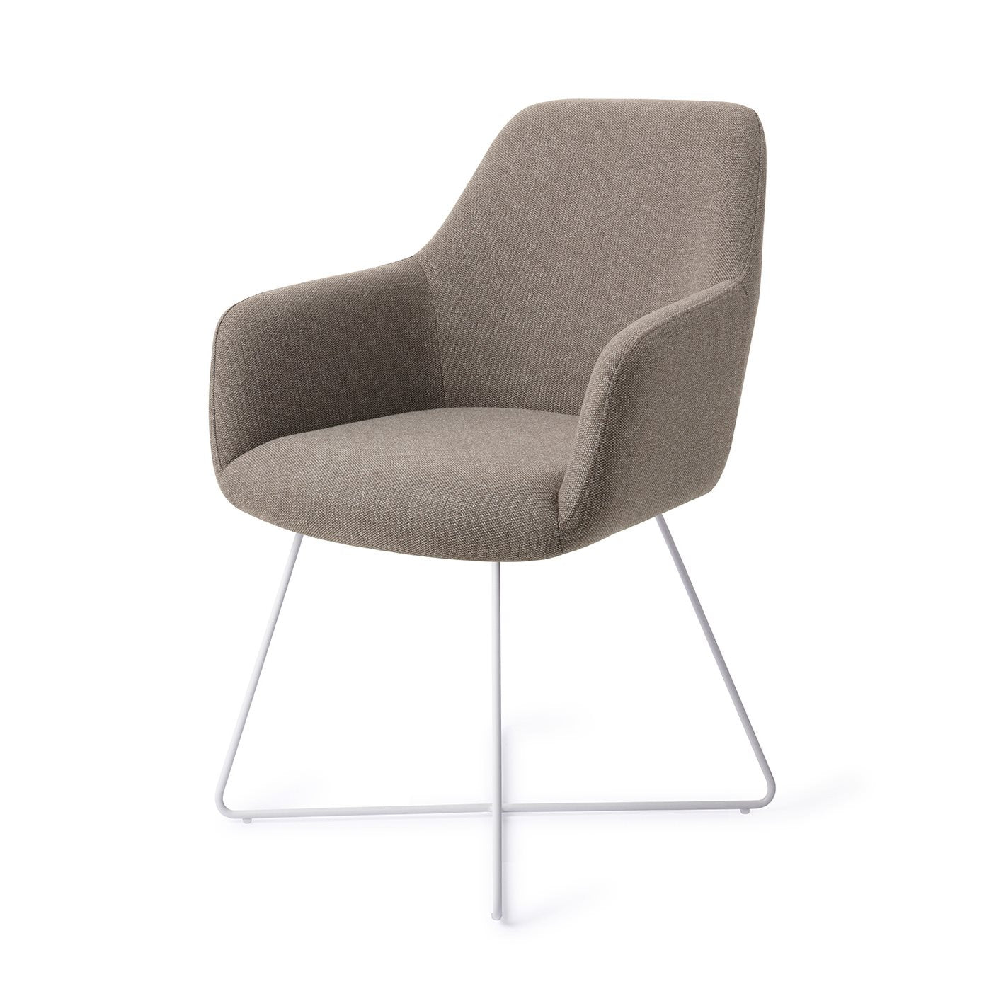 Jesper Home Hiroo Foggy Fusion Eetkamerstoel - Cross White - KwaliteitWonen.nl