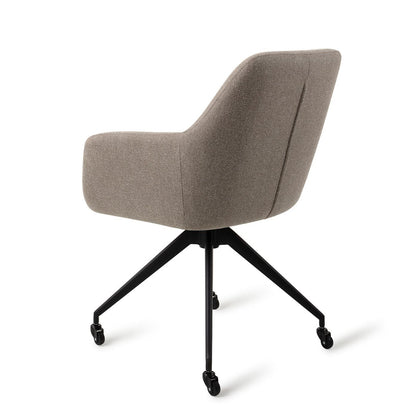 Jesper Home Hiroo Foggy Fusion Eetkamerstoel - Glide Black - KwaliteitWonen.nl