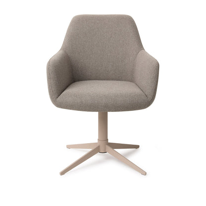 Jesper Home Hiroo Foggy Fusion Eetkamerstoel - Quad Beige - KwaliteitWonen.nl