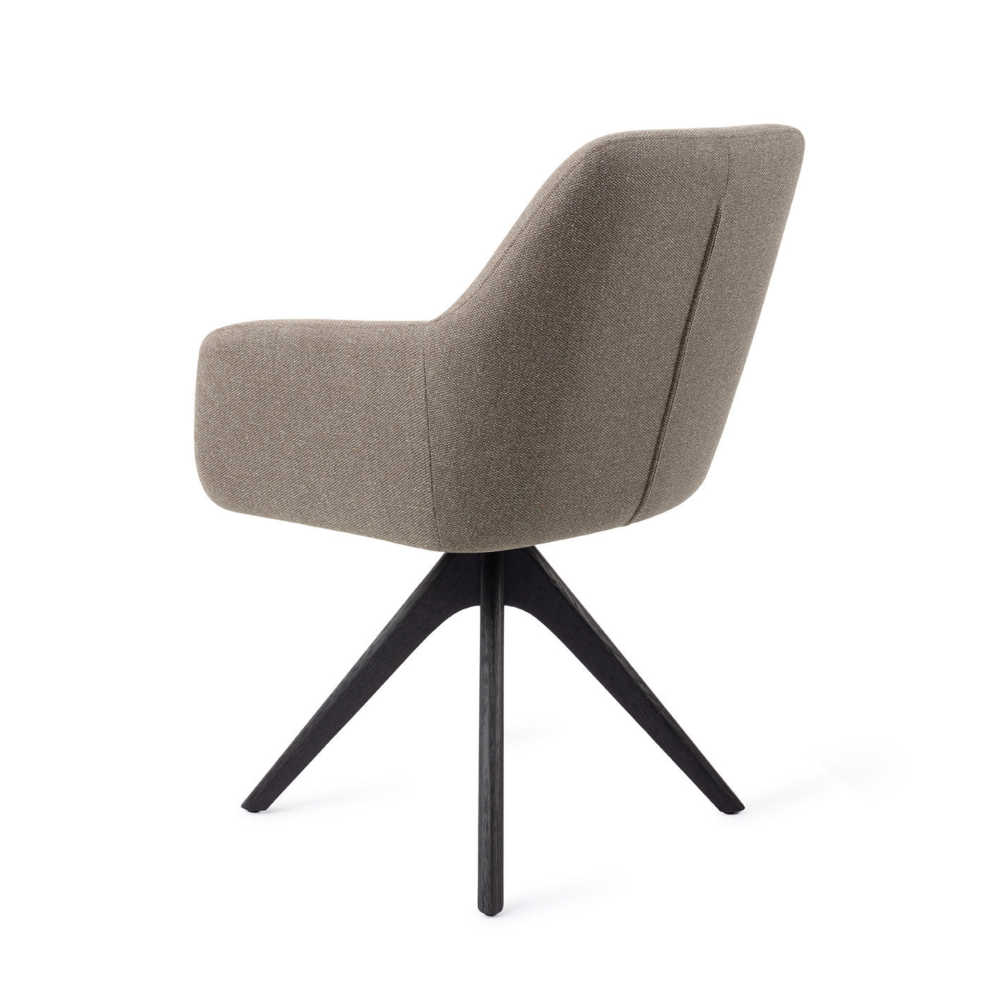 Jesper Home Hiroo Foggy Fusion Eetkamerstoel - Revolve Oak Black - KwaliteitWonen.nl