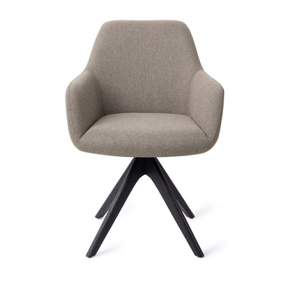 Jesper Home Hiroo Foggy Fusion Eetkamerstoel - Revolve Oak Black - KwaliteitWonen.nl