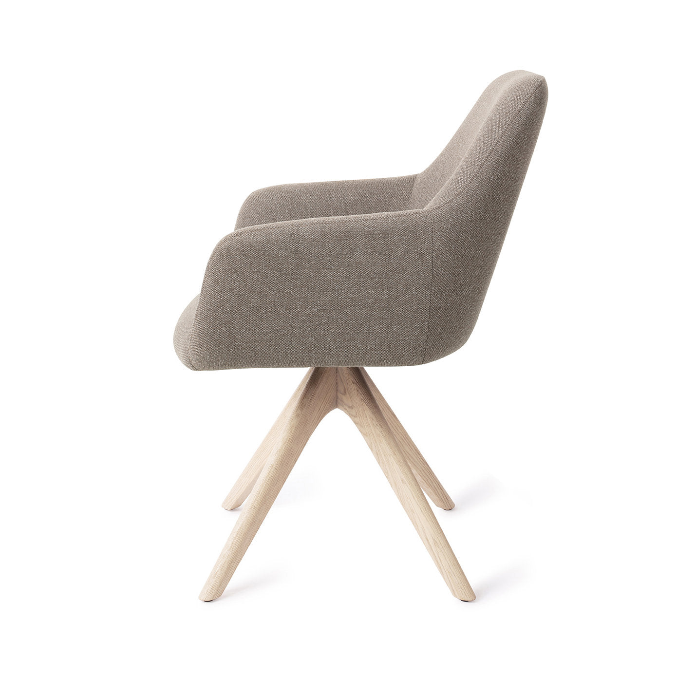 Jesper Home Hiroo Foggy Fusion Eetkamerstoel - Revolve Oak Bleach - KwaliteitWonen.nl