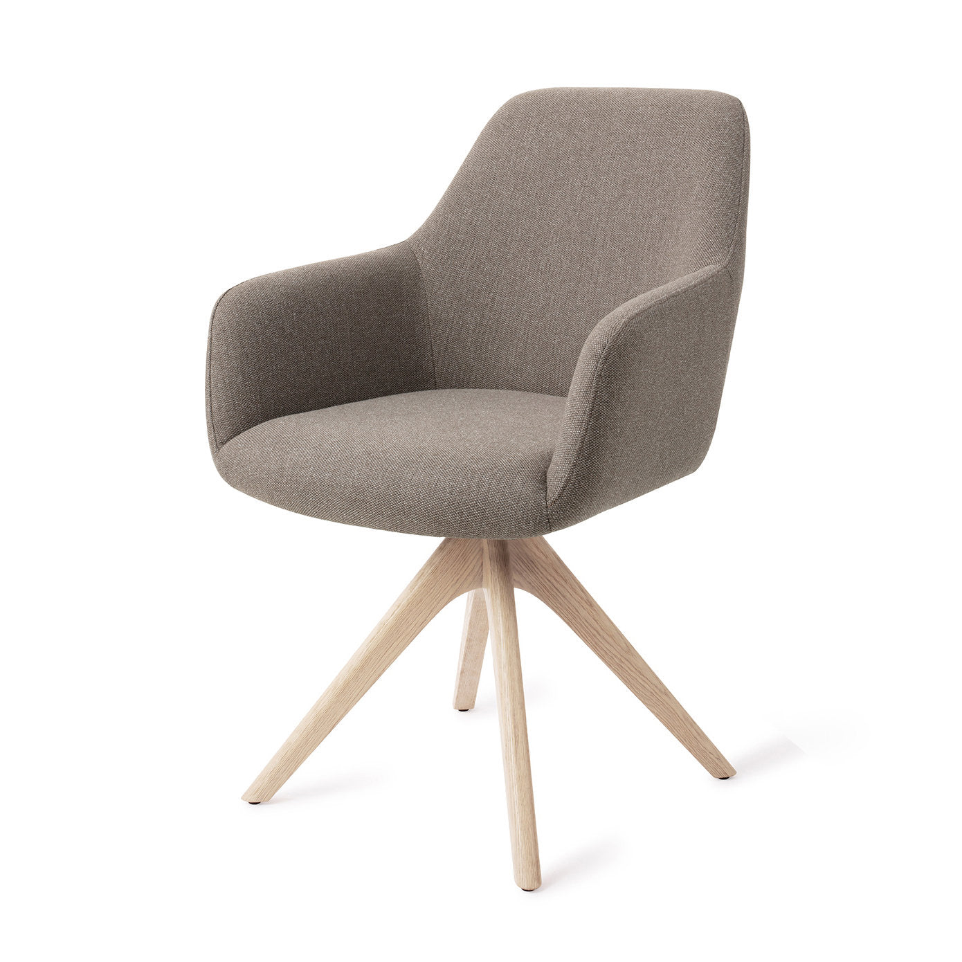 Jesper Home Hiroo Foggy Fusion Eetkamerstoel - Revolve Oak Bleach - KwaliteitWonen.nl