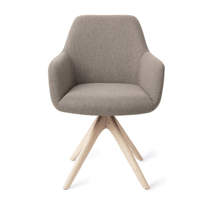Jesper Home Hiroo Foggy Fusion Eetkamerstoel - Revolve Oak Bleach - KwaliteitWonen.nl
