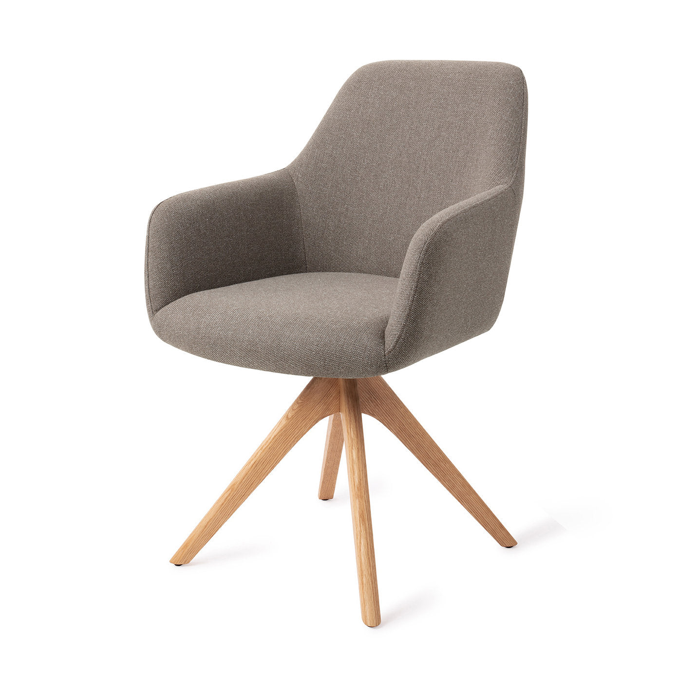 Jesper Home Hiroo Foggy Fusion Eetkamerstoel - Revolve Oak Natural - KwaliteitWonen.nl