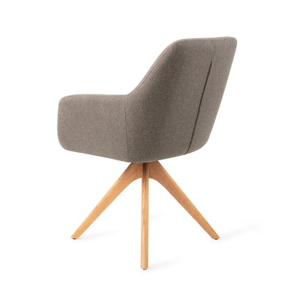 Jesper Home Hiroo Foggy Fusion Eetkamerstoel - Revolve Oak Natural - KwaliteitWonen.nl
