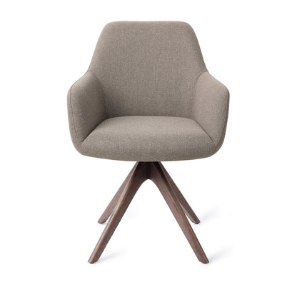 Jesper Home Hiroo Foggy Fusion Eetkamerstoel - Revolve Oak Walnut - KwaliteitWonen.nl