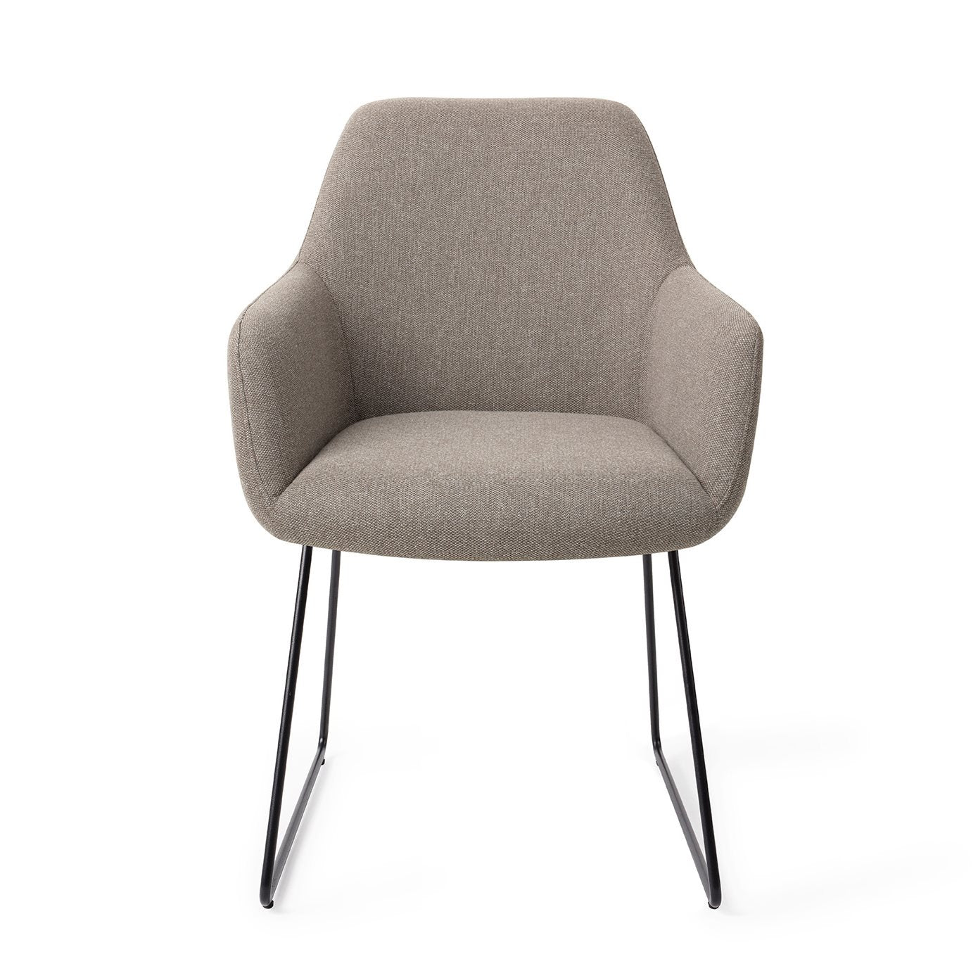 Jesper Home Hiroo Foggy Fusion Eetkamerstoel - Slide Black - KwaliteitWonen.nl