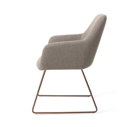 Jesper Home Hiroo Foggy Fusion Eetkamerstoel - Slide Rose - KwaliteitWonen.nl