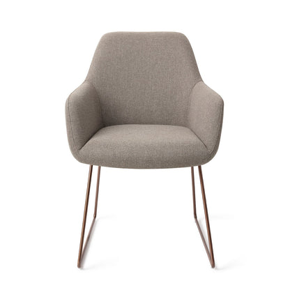 Jesper Home Hiroo Foggy Fusion Eetkamerstoel - Slide Rose - KwaliteitWonen.nl