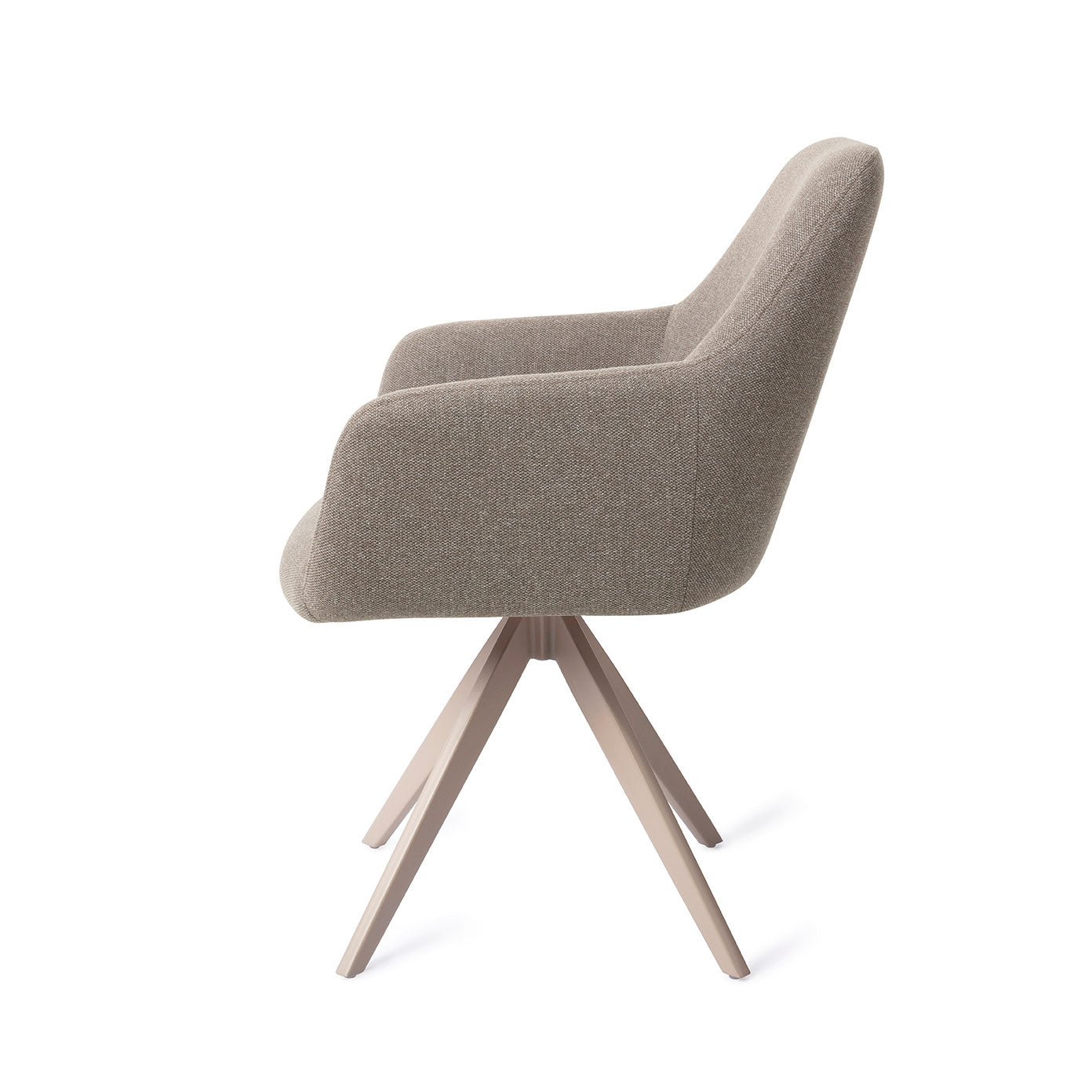 Jesper Home Hiroo Foggy Fusion Eetkamerstoel - Turn Beige - KwaliteitWonen.nl