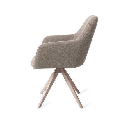 Jesper Home Hiroo Foggy Fusion Eetkamerstoel - Turn Beige - KwaliteitWonen.nl