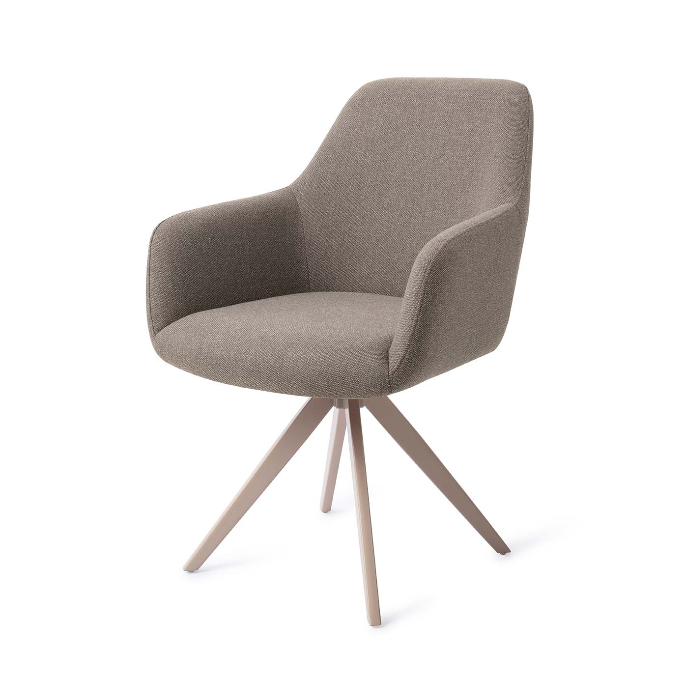 Jesper Home Hiroo Foggy Fusion Eetkamerstoel - Turn Beige - KwaliteitWonen.nl