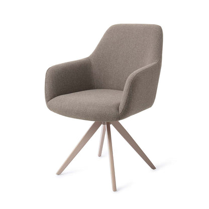 Jesper Home Hiroo Foggy Fusion Eetkamerstoel - Turn Beige - KwaliteitWonen.nl