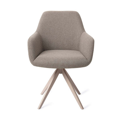 Jesper Home Hiroo Foggy Fusion Eetkamerstoel - Turn Beige - KwaliteitWonen.nl