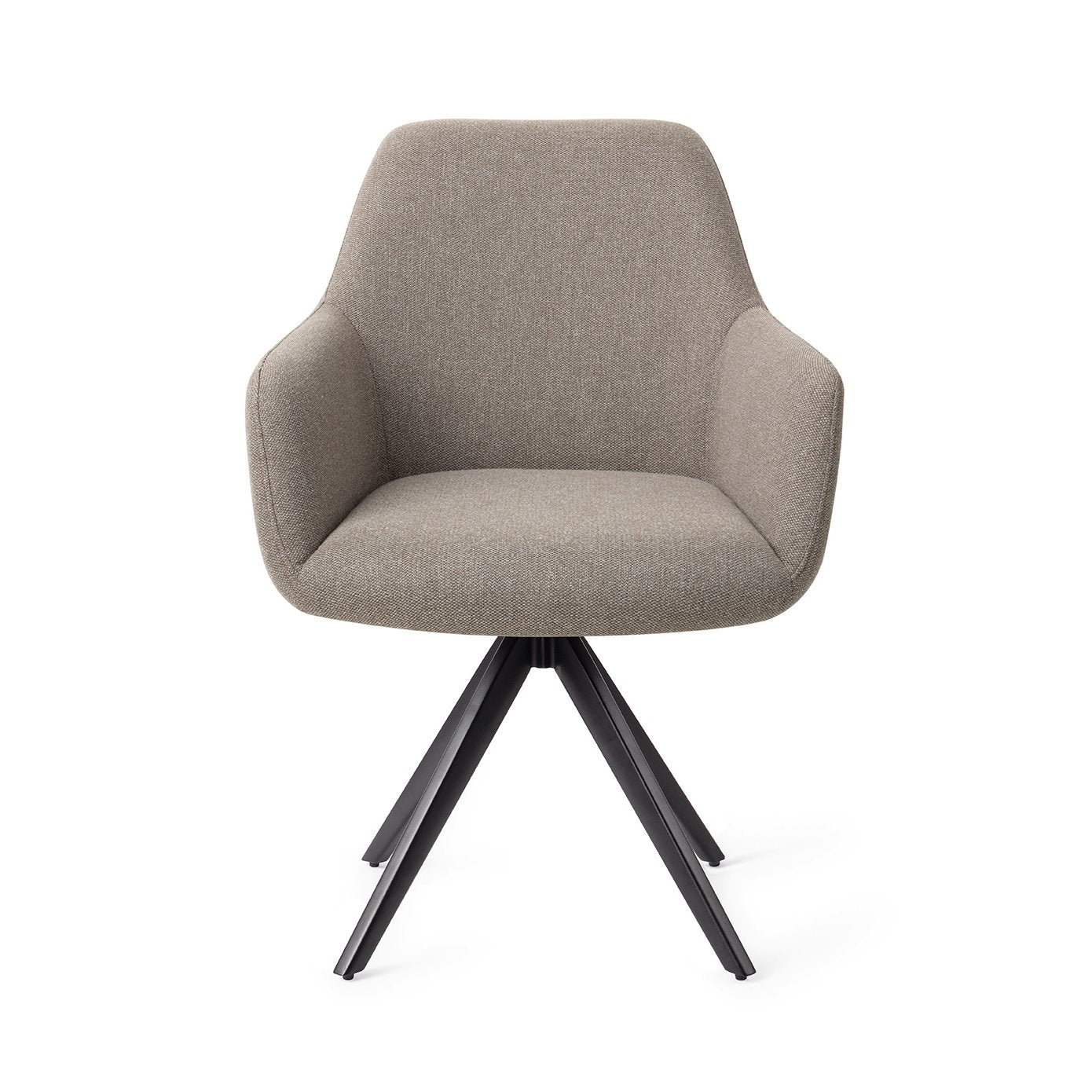 Jesper Home Hiroo Foggy Fusion Eetkamerstoel - Turn Black - KwaliteitWonen.nl