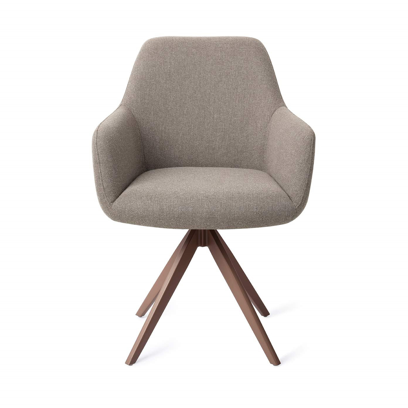 Jesper Home Hiroo Foggy Fusion Eetkamerstoel - Turn Brown - KwaliteitWonen.nl