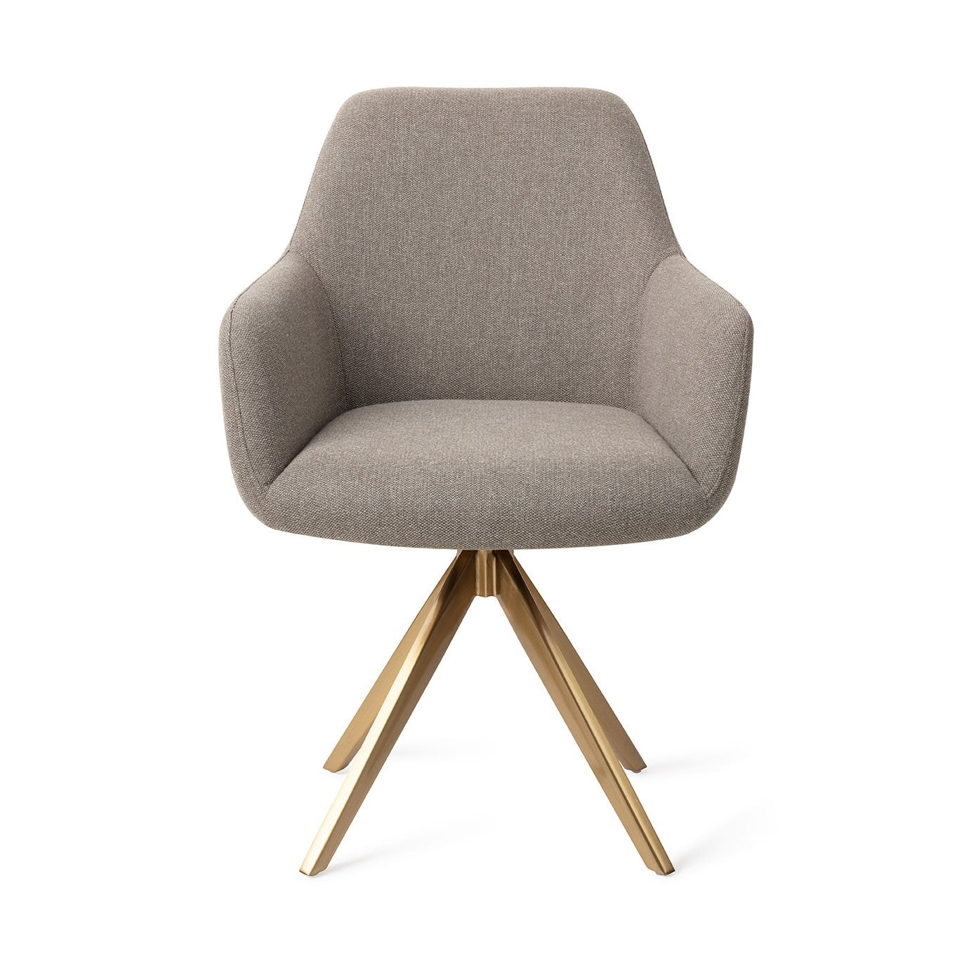 Jesper Home Hiroo Foggy Fusion Eetkamerstoel - Turn Gold - KwaliteitWonen.nl