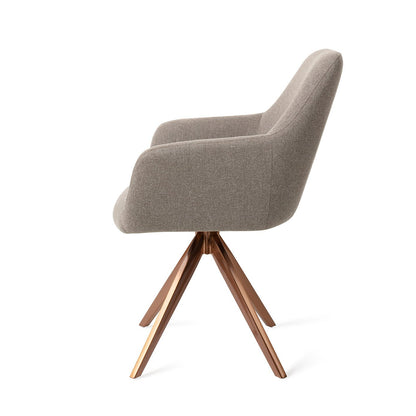 Jesper Home Hiroo Foggy Fusion Eetkamerstoel - Turn Rose - KwaliteitWonen.nl