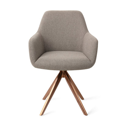 Jesper Home Hiroo Foggy Fusion Eetkamerstoel - Turn Rose - KwaliteitWonen.nl