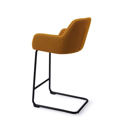 Jesper Home Hiroo Groovy Garam 3D Barkruk - Arch Black (L) - KwaliteitWonen.nl