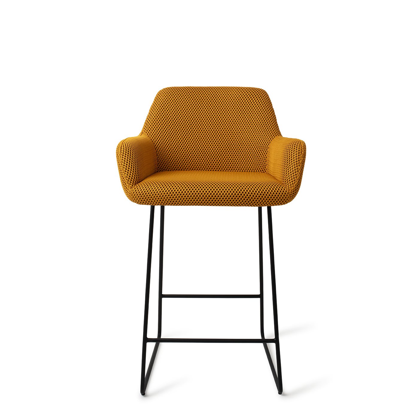 Jesper Home Hiroo Groovy Garam Barkruk - Slide Black (L) - KwaliteitWonen.nl