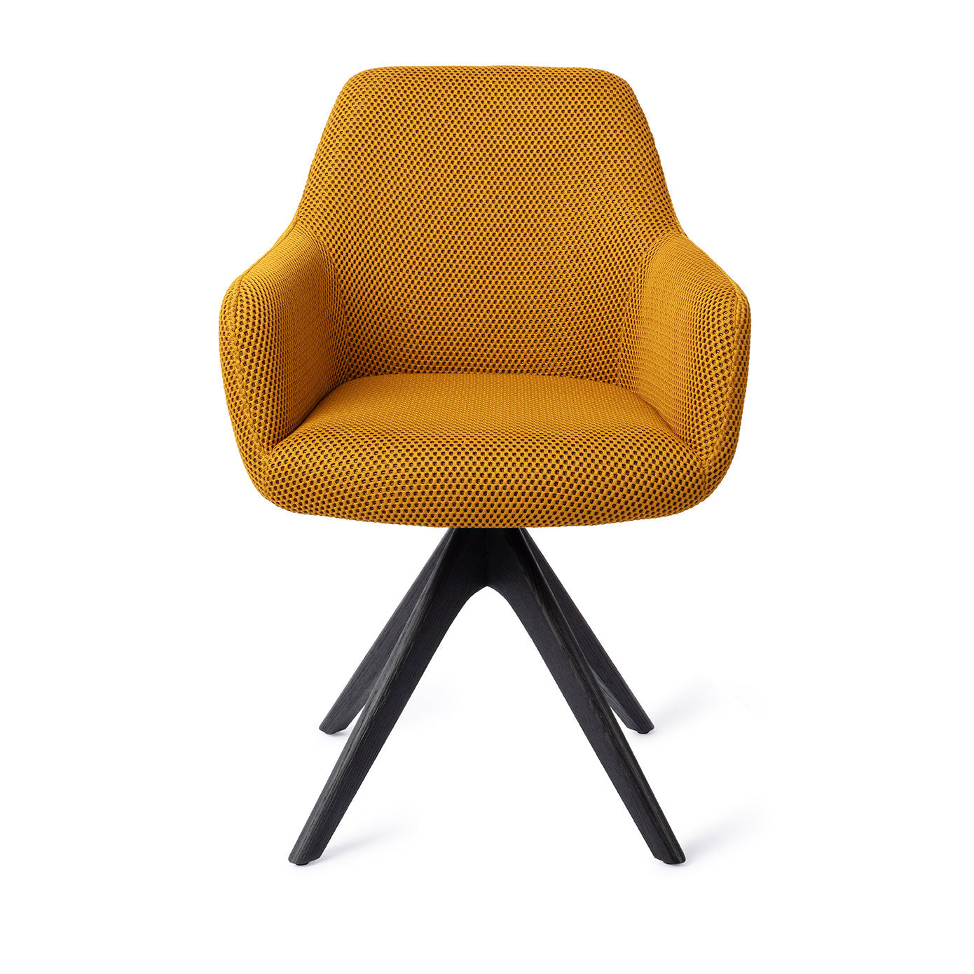 Jesper Home Hiroo Groovy Garam Eetkamerstoel - Revolve Oak Black - KwaliteitWonen.nl