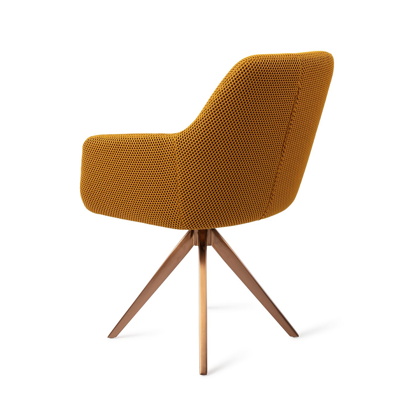 Jesper Home Hiroo Groovy Garam Eetkamerstoel - Turn Rose - KwaliteitWonen.nl