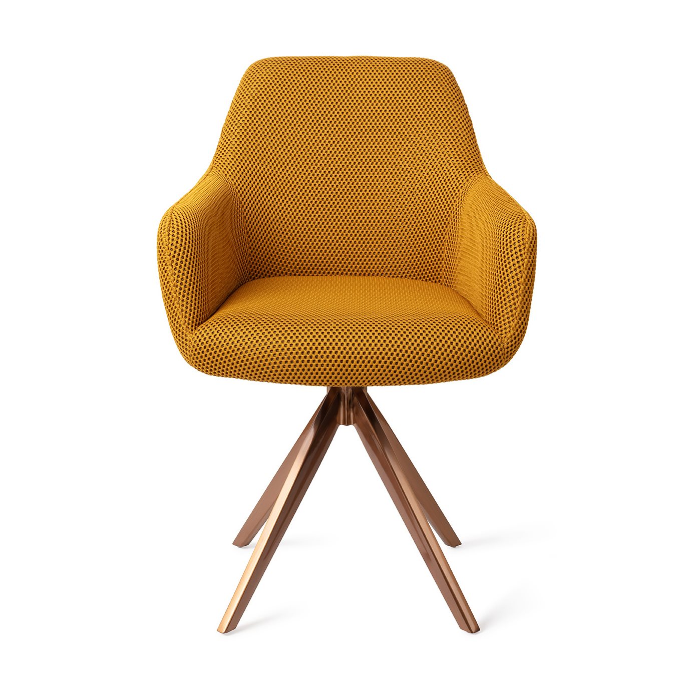Jesper Home Hiroo Groovy Garam Eetkamerstoel - Turn Rose - KwaliteitWonen.nl