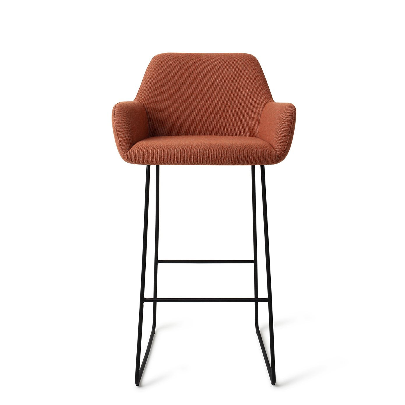 Jesper Home Hiroo Hearth Harmony Barkruk - Slide Black (H) - KwaliteitWonen.nl