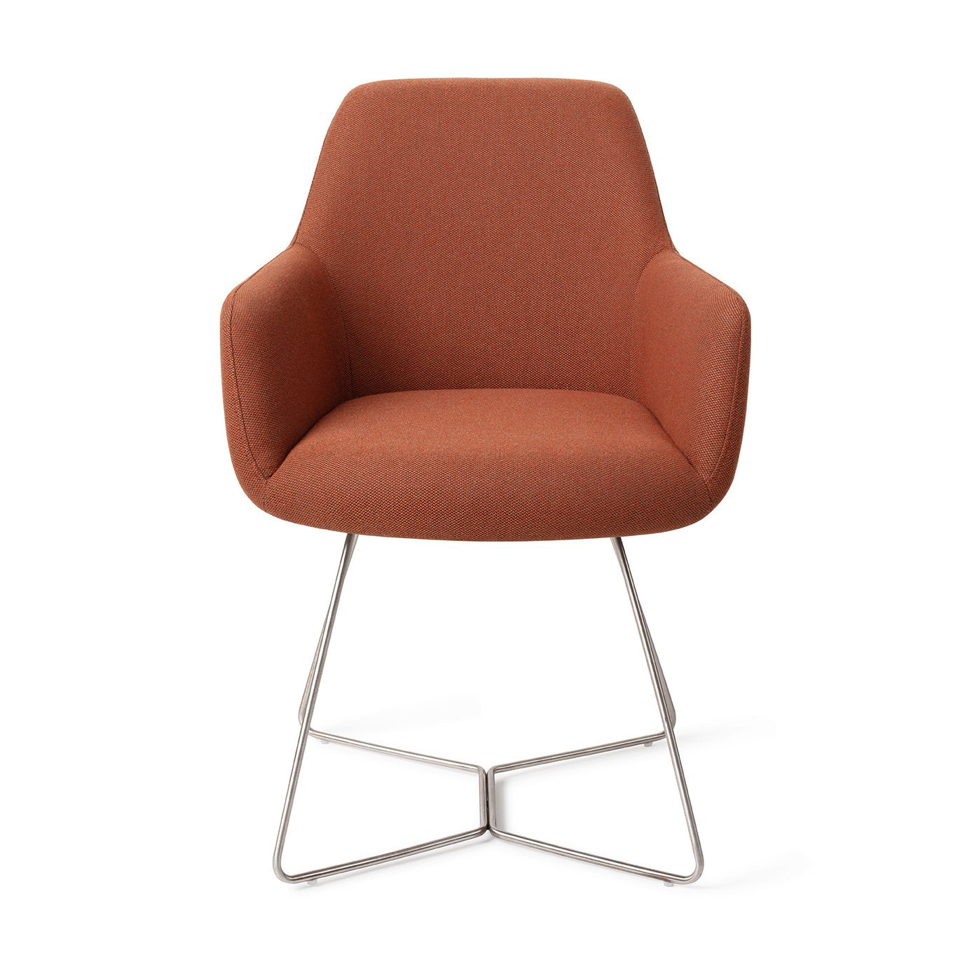 Jesper Home Hiroo Hearth Harmony Eetkamerstoel - Beehive Steel - KwaliteitWonen.nl