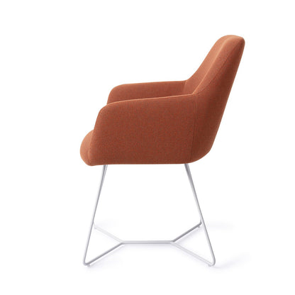 Jesper Home Hiroo Hearth Harmony Eetkamerstoel - Beehive White - KwaliteitWonen.nl