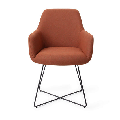 Jesper Home Hiroo Hearth Harmony Eetkamerstoel - Cross Black - KwaliteitWonen.nl