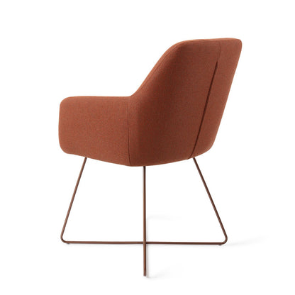 Jesper Home Hiroo Hearth Harmony Eetkamerstoel - Cross Rose - KwaliteitWonen.nl