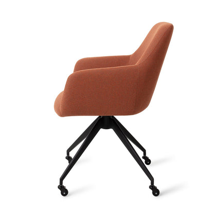 Jesper Home Hiroo Hearth Harmony Eetkamerstoel - Glide Black - KwaliteitWonen.nl