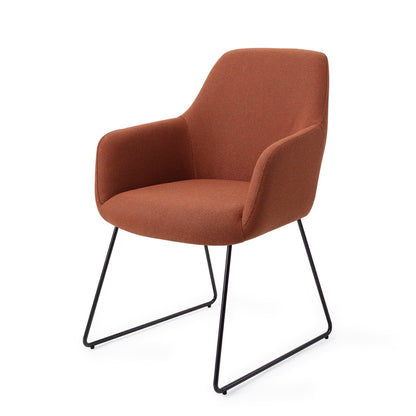 Jesper Home Hiroo Hearth Harmony Eetkamerstoel - Slide Black - KwaliteitWonen.nl
