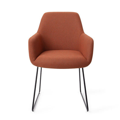 Jesper Home Hiroo Hearth Harmony Eetkamerstoel - Slide Black - KwaliteitWonen.nl