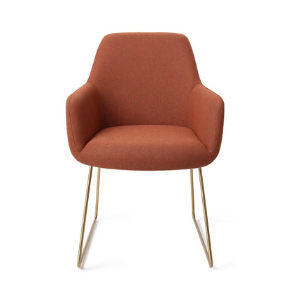 Jesper Home Hiroo Hearth Harmony Eetkamerstoel - Slide Gold - KwaliteitWonen.nl
