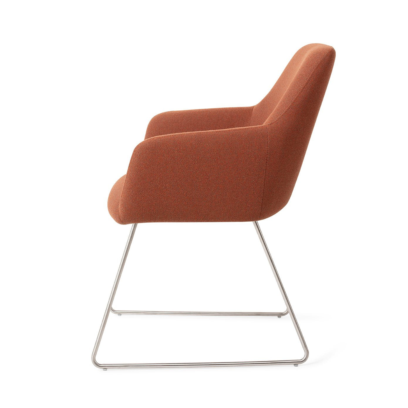 Jesper Home Hiroo Hearth Harmony Eetkamerstoel - Slide Steel - KwaliteitWonen.nl